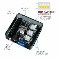 m035 M5Stack GRBL Module 13.2 Stepmotor Driver Motor Driver for DRV8825PWPR, ATmega328P-AU for M5StickV, M5StickC, M5 Core
