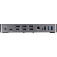dk31c3hdpdue StarTech.com Triple Monitor 4K USB-C Docking Station with DisplayPort, HDMI - 6 x USB ports, USB A, USB C
