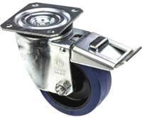 32108bfr LAG Braked Swivel Castor Wheel, 180kg Capacity, 125mm Wheel