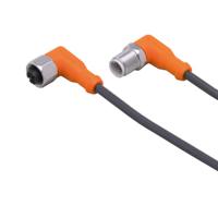 evc10a ifm electronic Male 1 way M12 to Female 1 way M12 Actuator/Sensor Cable, 0.6 m