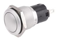 82-45711000 EAO 82 Series Push Button Switch, Momentary, Panel Mount, 16mm Cutout, SPDT, 240V, IP65, IP67