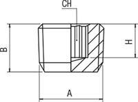 176-1054 RS PRO R 1/8 Male Nickel Plated Brass Plug Fitting