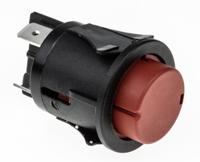 sp6012c100000 Molveno Push Button Switch, Latching, Panel Mount, 25mm Cutout, DPST