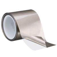 7100313600 3M  Metallic-grey Double Sided Tape, 0.05mm Thick, 1500 gf/in, Fabric Backing, 25mm x 10m