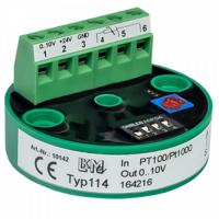 lkm114 LKMelectronic LKM Temperature Transmitter Pt100/Pt1000 Input, 15 → 26 V ac