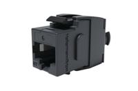 htc-c6u-kj12bk HellermannTyton Connectivity HTC Series Single-Port CAT6 Keystone Jack, Cat6, Unshielded