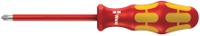05006190001 Wera Pozidriv Insulated Screwdriver, PZ1 Tip, 80 mm Blade, VDE/1000V, 178 mm Overall