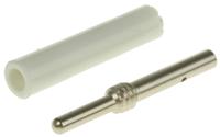 105-0771-001 WIMA White Male Test Socket, 2mm Connector, Solder Termination, 10A, Nickel Plating