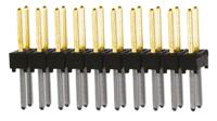 tsw-110-08-l-d Samtec TSW Series Straight Through Hole Pin Header, 20 Contact(s), 2.54 mm Pitch, 2 Row, Unshrouded