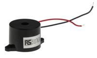 511-7636 RS PRO 90dB Panel Mount Continuous Internal Piezo Buzzer, 33 x 23 x 17mm, 3V dc Min, 16V dc Max