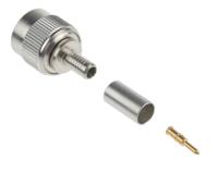 r143082000w Radiall, Plug Cable Mount TNC Connector, 50Ω, Crimp Termination, Straight Body