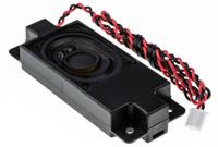 817-9135 RS PRO 8Ω 2W Miniature Speaker, 400mm Lead Length, 80 x 31.1 x 14.9mm