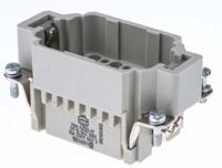 09160423001 HARTING Heavy Duty Power Connector Insert, 10A, Male, Han DD Series, 42 Contacts