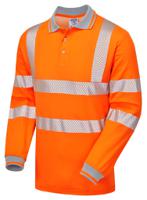 lfe926-nb-l PULSAR LFE904 Orange Men Hi Vis Polo Shirt, L