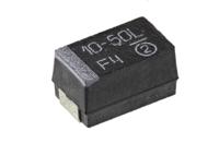 tr3e106m050c0300 Vishay 10μF MnO2 Tantalum Capacitor 50V dc, TR3 Series