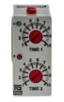 178-5023 RS PRO Plug In Timer Relay, 12 → 240V ac/dc, 0.1 s → 10days, 1-Function, DPDT