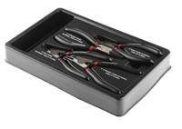 480-6802 RS PRO 4-Piece Circlip Plier Set, Bent, Straight Tip, 250 mm Overall