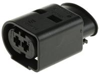 1-967412-2 TE Connectivity, Junior Power Timer Automotive Connector Socket Black Cable Mount 2 Way