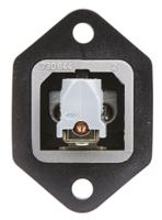 930647106-stakei-2 Hirschmann ST Series, IP54 Black, Grey Panel Mount 2P+E Industrial Power Socket, Rated At 16A, 250 V ac/dc