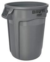 fg263200gray Rubbermaid Commercial Products BRUTE 121.1L Grey Polyethylene Waste Bin