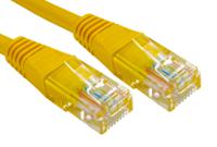 240-6328 RS PRO, 5m Cat6, Yellow RJ45 to Male RJ45 Male, U/UTP Unshielded, Terminated PVC Sheath