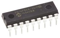 pic16f84a-20p Microchip PIC16F84A-20/P, 8 bit PIC, PIC16F84A Microcontroller, 20 MHz, 1kB FLASH, 18-Pin PDIP