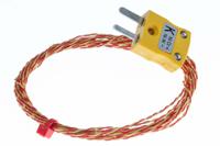 814-0131 RS PRO Type K Exposed Junction Thermocouple 2m Length, 1/0.2mm Diameter → +250°C