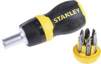 0-66-358 Stanley 1/4 in Hexagon Phillips, Pozidriv, Slotted Ratchet Screwdriver