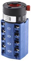 cg8a223gba001ft Kraus & Naimer, 4P 2 Position 60° Double Throw Cam Switch, 20A