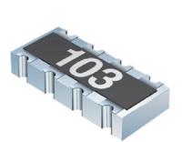 cat16a-1002f4lf Bourns 10kΩ Resistor Array, 4 Resistors, 0.25W total, 1206 (3216M), Concave