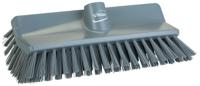 704788 Vikan Medium Bristle Grey Scrubbing Brush, 41mm bristle length, PET bristle material