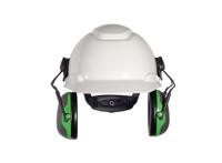 x1p3e-ga 3M PELTOR X1 Ear Shells with Helmet Attachment, 26dB, Black, Green