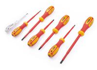 875-5821 RS PRO Pozidriv; Slotted Insulated Screwdriver Set, 7-Piece