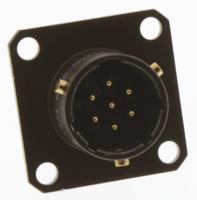 62gb-50t10-07pn Amphenol Limited, 62GB 7 Way Flange Mount MIL Spec Circular Connector Receptacle, Pin Contacts,Shell Size 10, Bayonet
