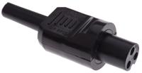 px0646 Bulgin, PX0646 Miniature Power Connector Cable Mount Socket, 2P + E, Solder Termination, 3A, 250 V ac