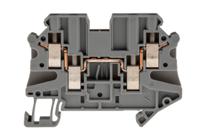 3044542 Phoenix Contact  UT 2.5-QUATTRO Series Grey, Single-Level, Screw Termination