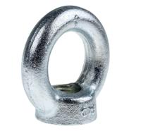 124-4844 RS PRO Carbon Steel Eye Nut, M20 Thread, 40mm Internal Eye Diameter, 72mm Outer Eye Diameter, 1.2t Load