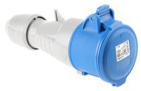 5-552-14 Legrand, P17 Tempra Pro IP44 Blue Cable Mount 2P + E Industrial Power Socket, Rated At 32A, 230 V