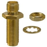 142-0901-401 Cinch SMA Series, Jack Panel Mount SMA Connector, 50Ω, Straight Body