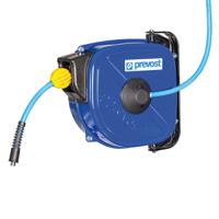 drfb-0815n PREVOST Wall Mounted 15m Air Hose Reel, 8mm Inner Diameter, 12mm Outer Diameter, 350L/min Flow Rate