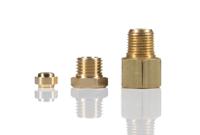 221250318 Norgren ENOTS Series Straight Threaded Adaptor, R 1/8 Male to 3/16 in, Threaded-to-Tube Connection Style