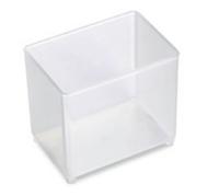 142892 Raaco Transparent Polypropylene Insert, 69mm x 79mm x 55mm