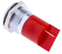 210-737 RS PRO Red Panel Mount Indicator, 230V ac, 22mm Mounting Hole Size