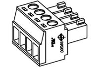 39500-0003 Molex, 3.5mm Pitch, 39500, 3 Way, Horizontal, Pluggable Terminal Block, Plug, Cable Mount, Screw Termination,