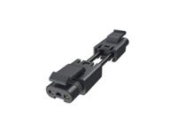 flht2p008a0 Amphenol Communications Solutions FLHT2P008A0 Series Straight PCB Socket, 2-Contact, 1-Row, 2.5mm Pitch, Poke-In