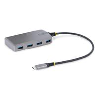 5g4ab-usb-c-hub StarTech.com 4 Port USB 3.0 USB A, USB B, USB C USB C Hub, USB Bus Powered, 42 x 5.4 x 1.6cm
