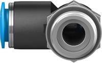 qsl-g38-10-20 Festo QSL Series Elbow Threaded Adaptor, G 3/8 Male to Push In 10 mm, Threaded-to-Tube Connection Style, 132056