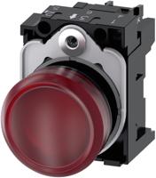 3su1106-6aa20-1aa0 Siemens, SIRIUS ACT 3SU11, Panel Mount Red LED Pilot Light, 22mm Cutout, IP20, Round, 230V ac