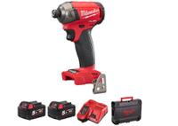 m18fqid-502x Milwaukee M18FQID-502X - 18V Impact Driver with 1 x 5Ah Batteries