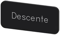 3su1900-0ac16-0gd0 Siemens Labeling plate, Descente
